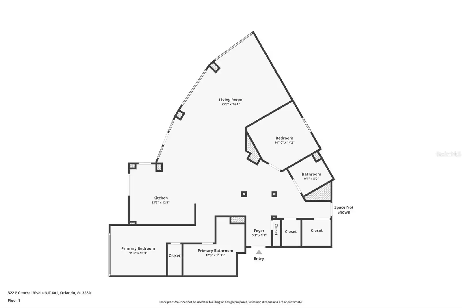 322 CENTRAL BOULEVARD, ORLANDO, Florida 32801, 2 Bedrooms Bedrooms, ,2 BathroomsBathrooms,Residential,For Sale,CENTRAL,MFRO6200411