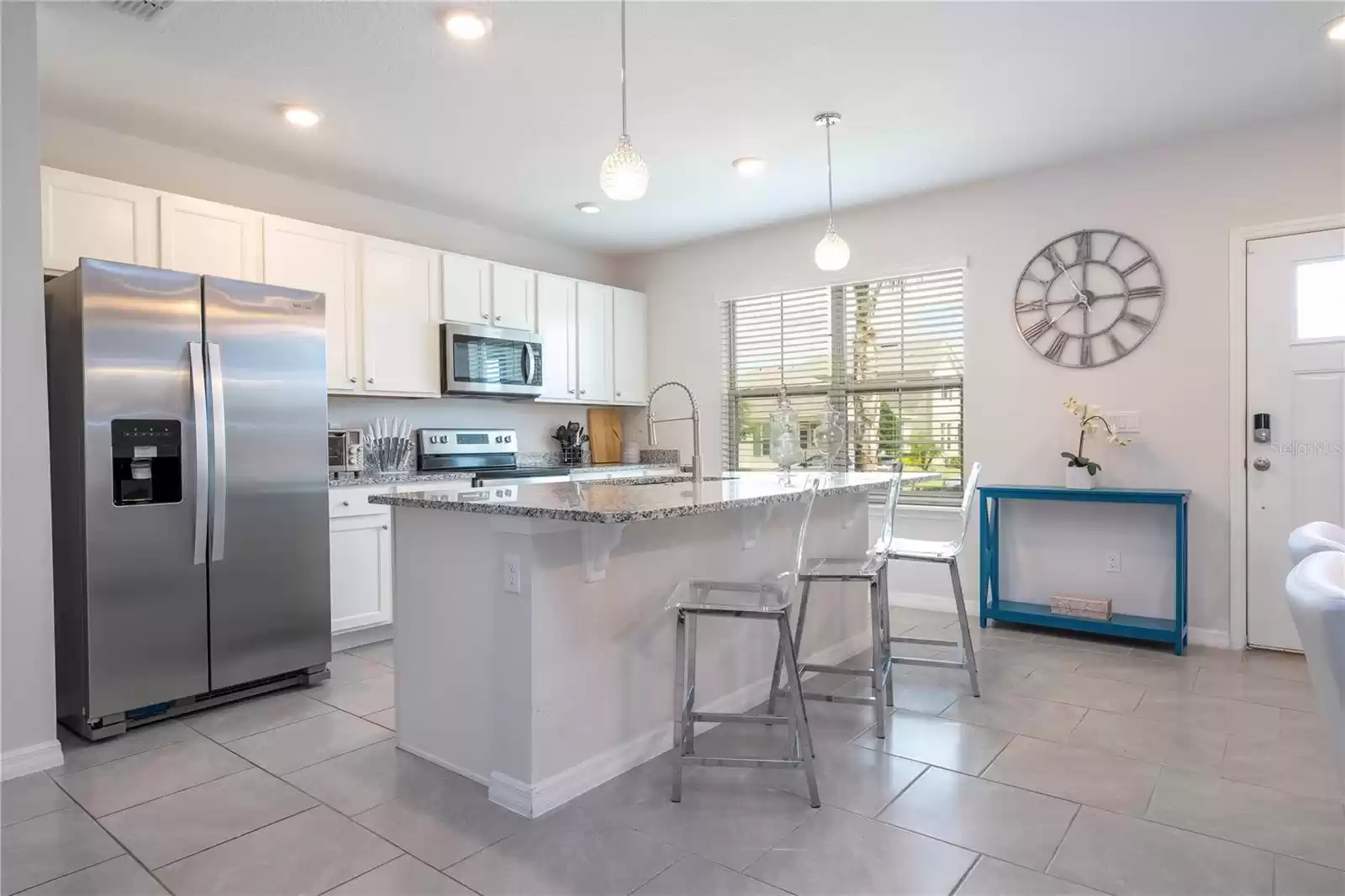 Bright kitchen with plenty of sunlight