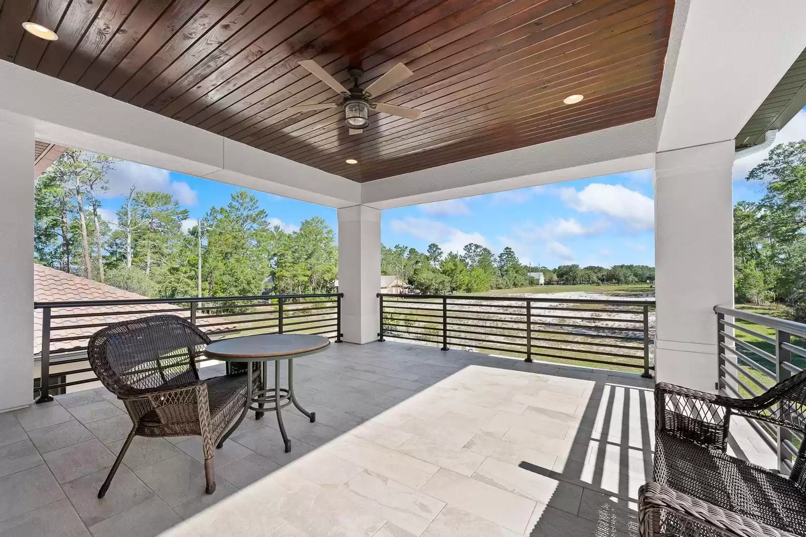 Upstairs master bedroom balcony