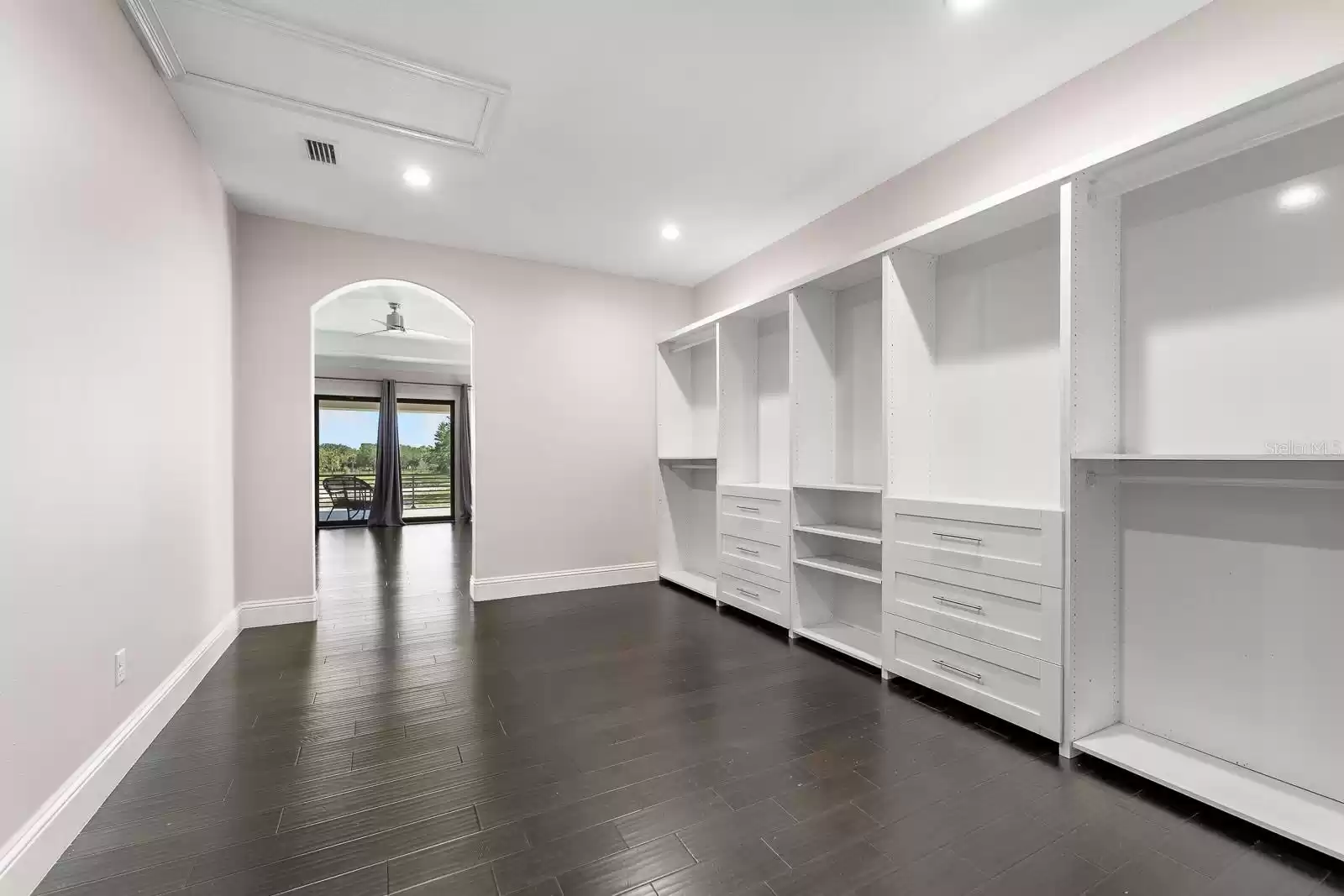 Upstairs master bedroom closet 2