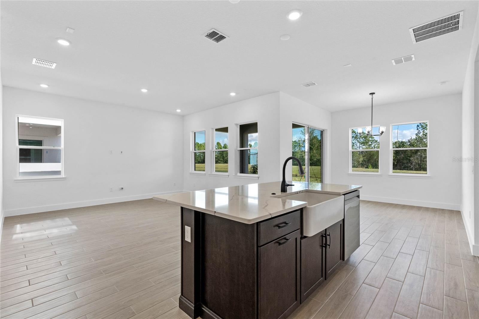 Kitchen/Living/Dining Room