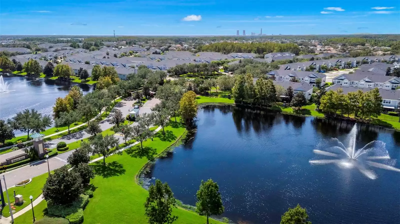 aerial view of spring isle