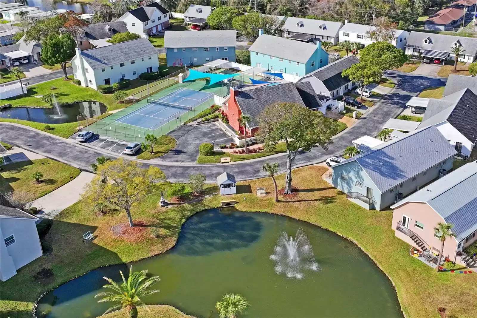 Arial view of the ammenities at The Wilds