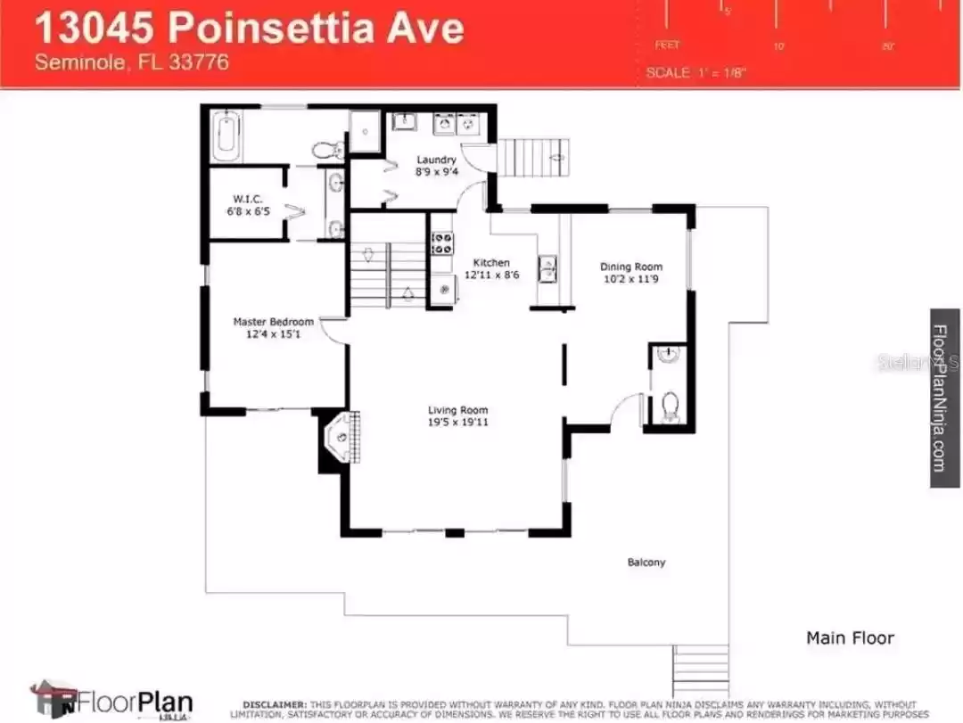 13045 POINSETTIA AVENUE, SEMINOLE, Florida 33776, 4 Bedrooms Bedrooms, ,3 BathroomsBathrooms,Residential,For Sale,POINSETTIA,MFRU8242587