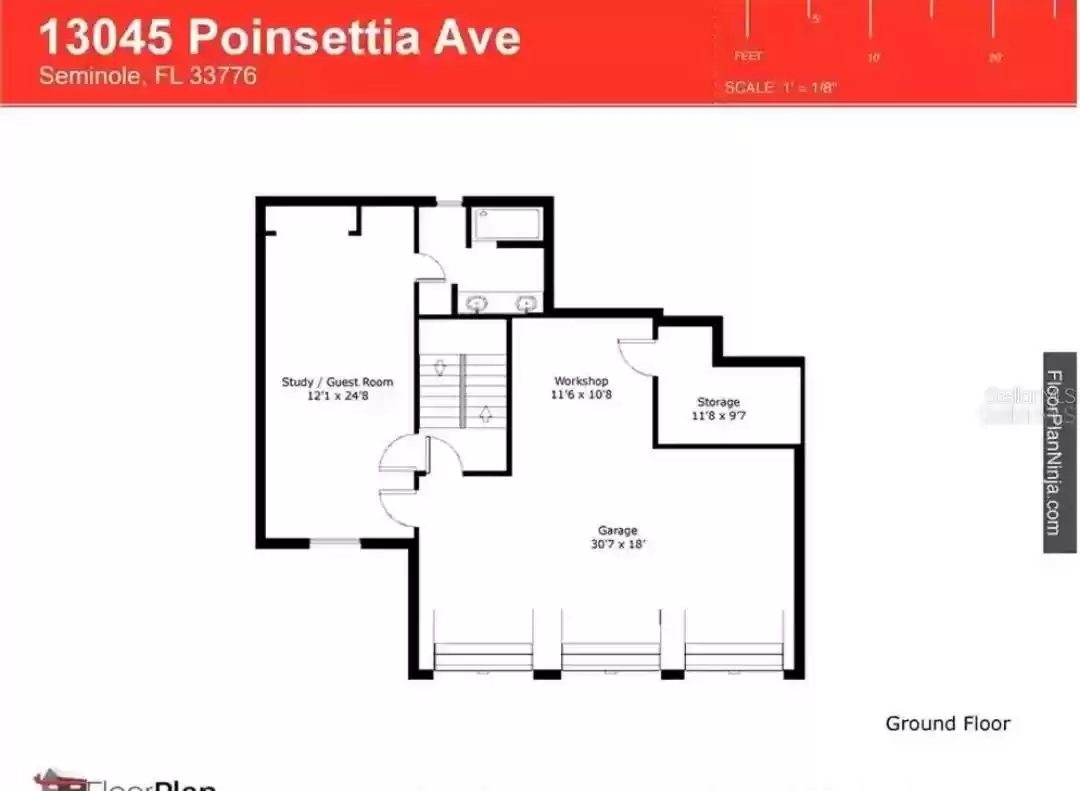 13045 POINSETTIA AVENUE, SEMINOLE, Florida 33776, 4 Bedrooms Bedrooms, ,3 BathroomsBathrooms,Residential,For Sale,POINSETTIA,MFRU8242587