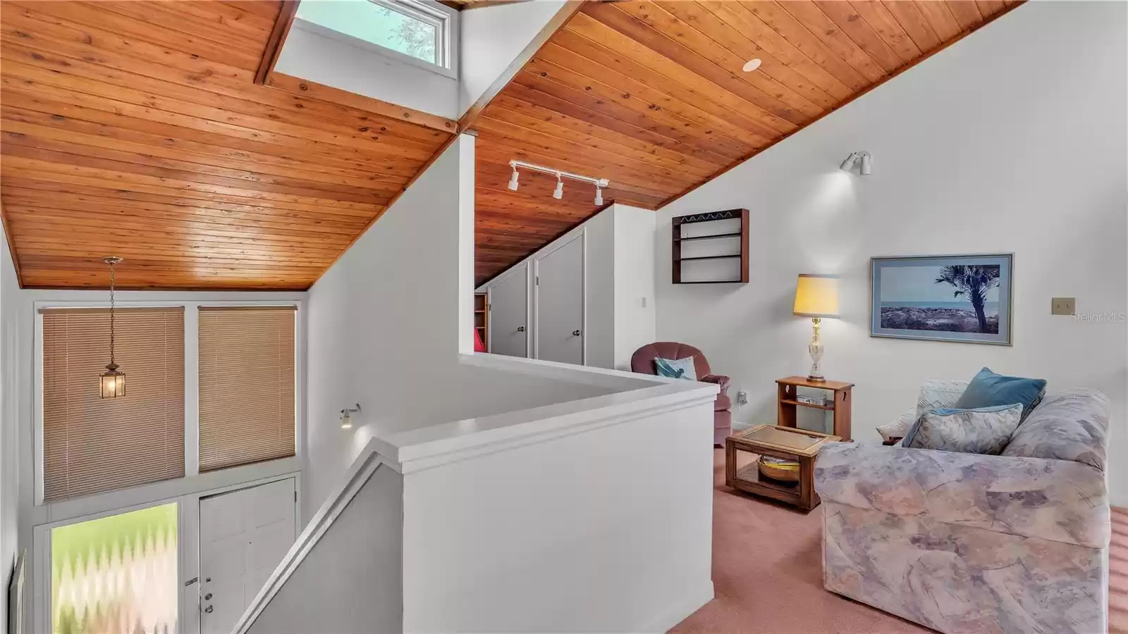 Loft and view of stairs