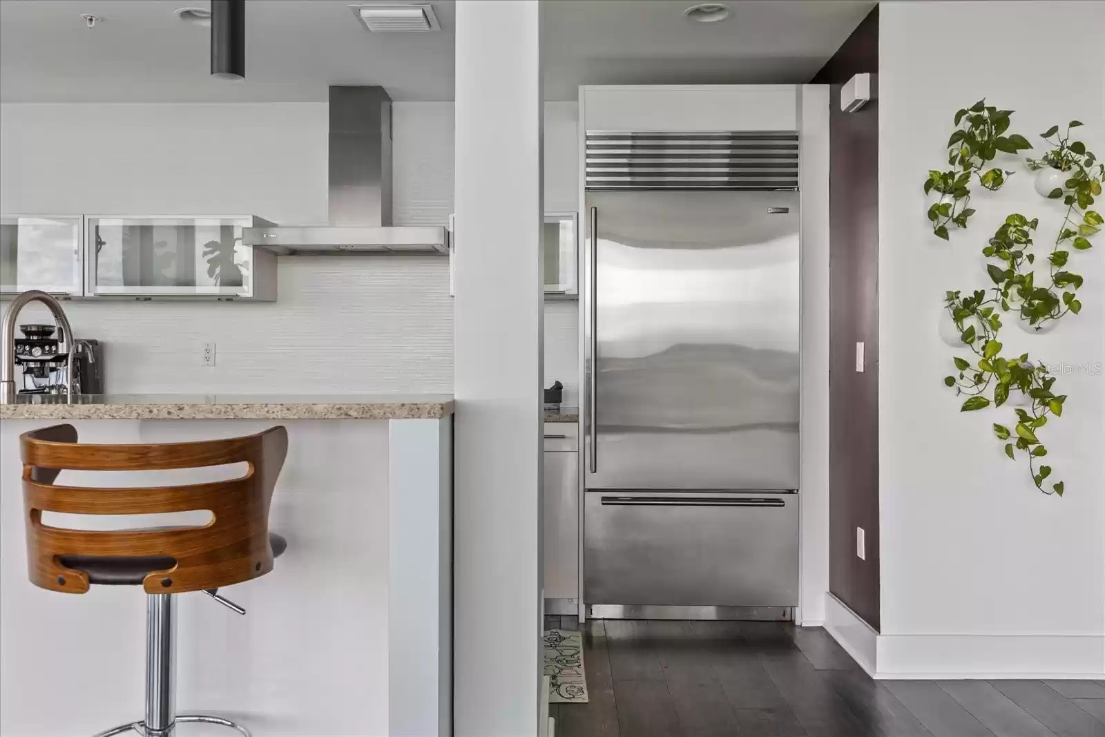 SUBZERO fridge in kitchen. Neutral colors throughout - move in ready.