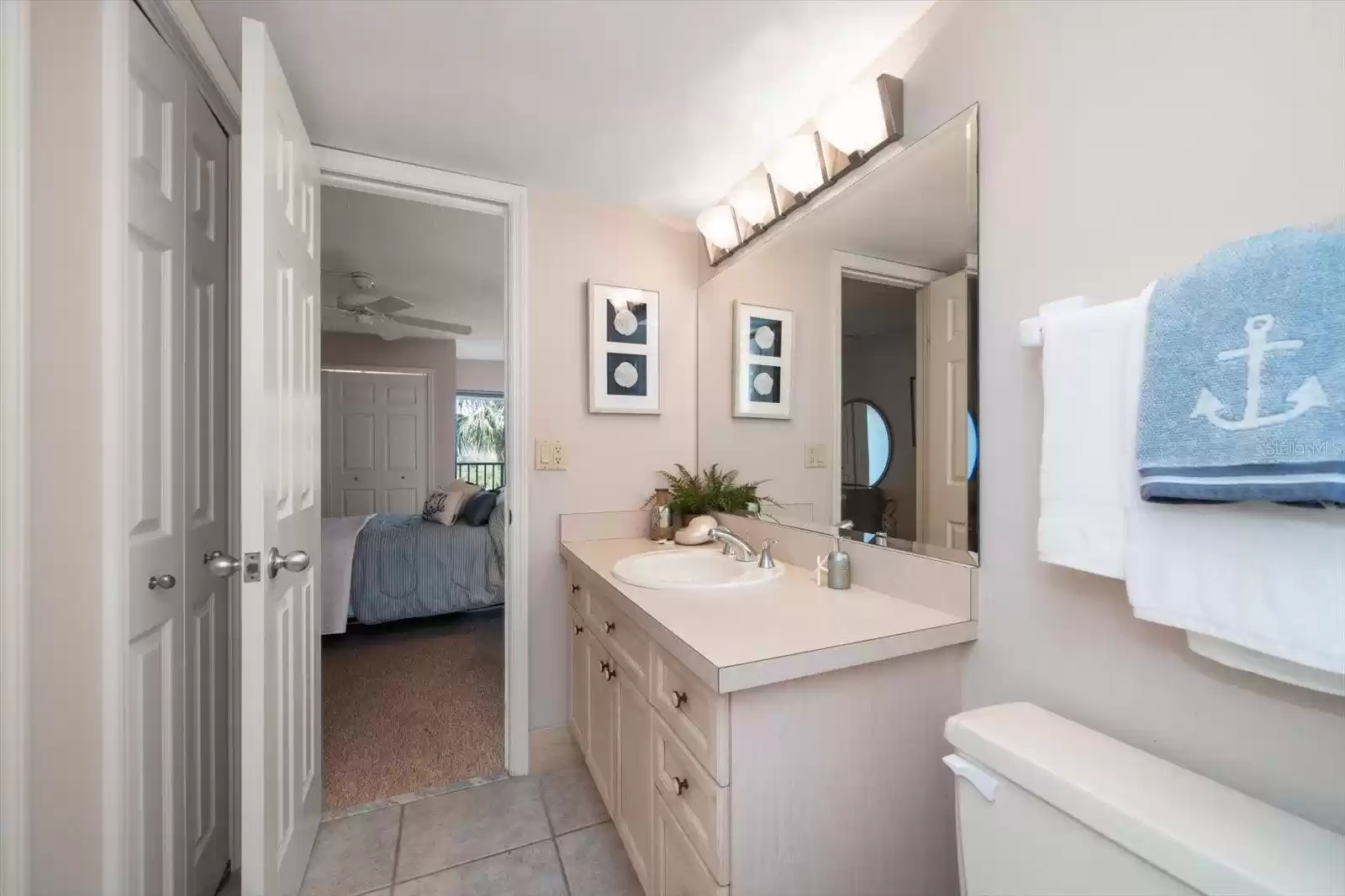 Upstairs Bathroom vanity area