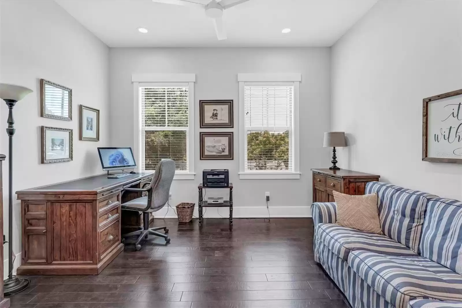 Upstairs loft - currently used as an office