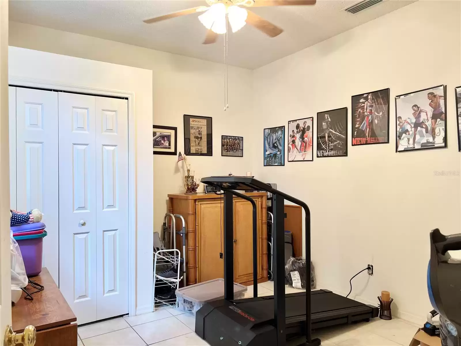 4th Bedroom - 12 x 11 - currently used as gym/spare room