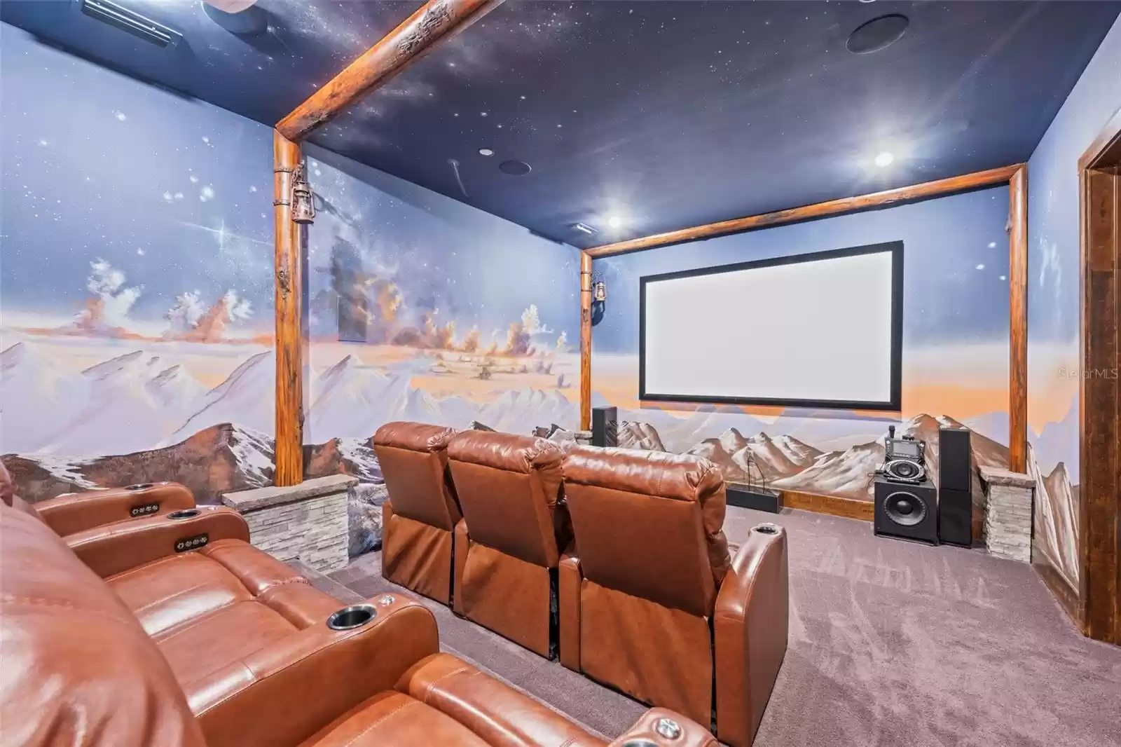 Home theater offers 10 speaker surround sound