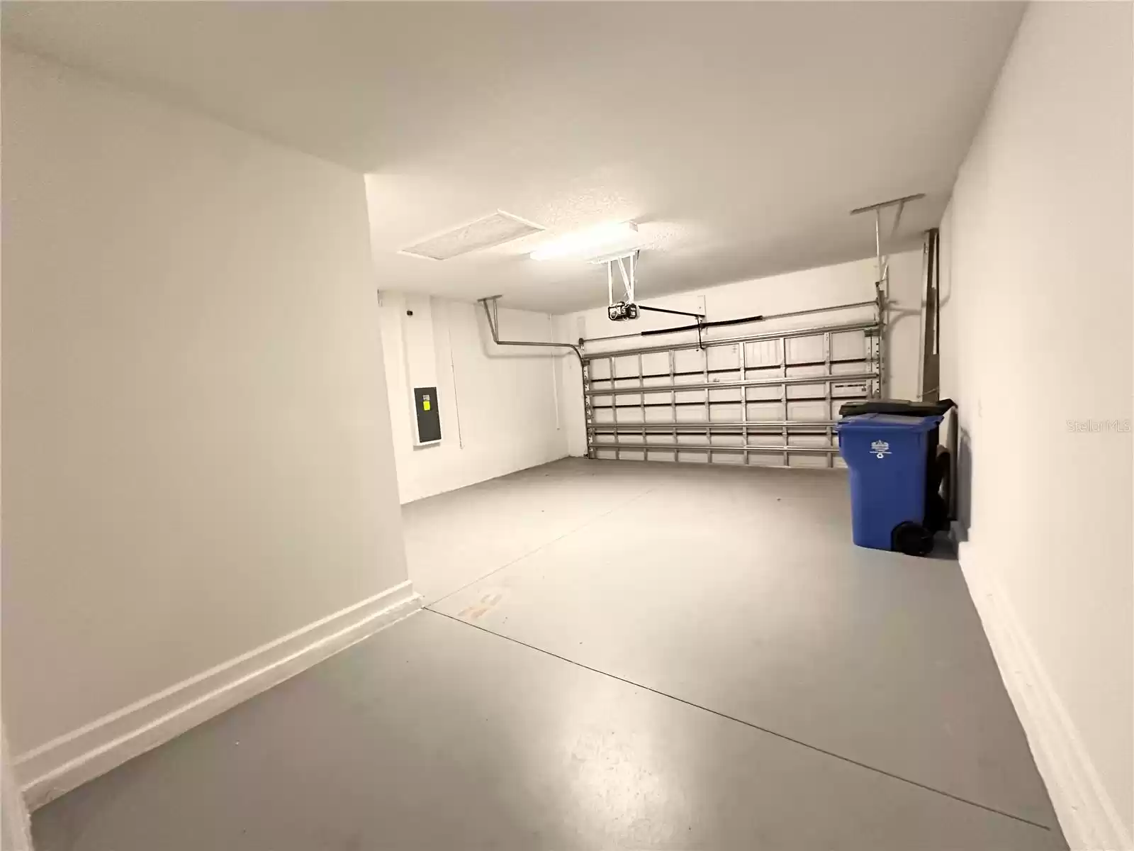 2-car garage with additional room for golf cart