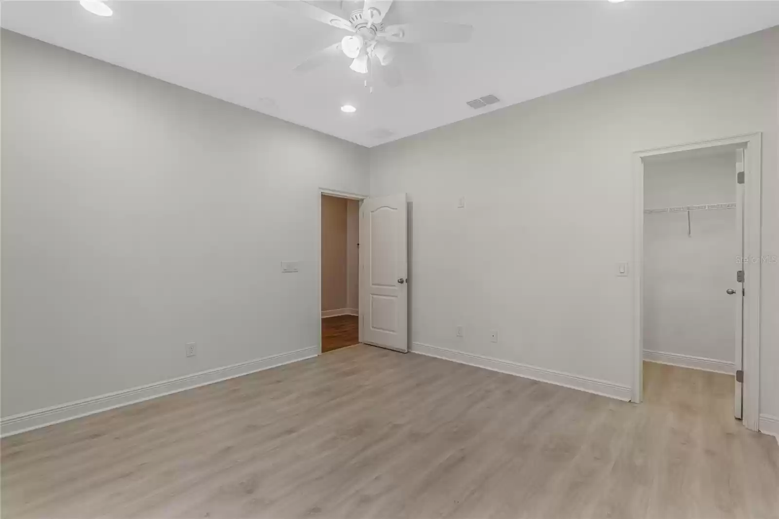 Fourth bedroom with large walk in closet