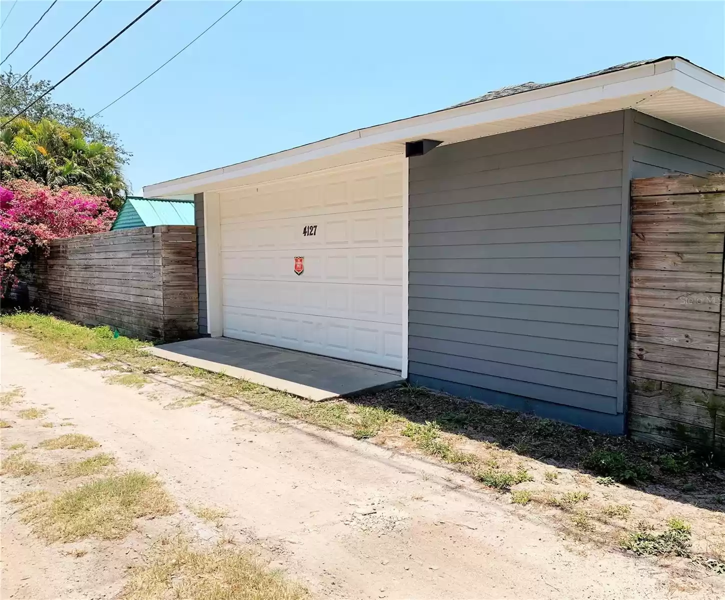 Garage Entrance off of Alley