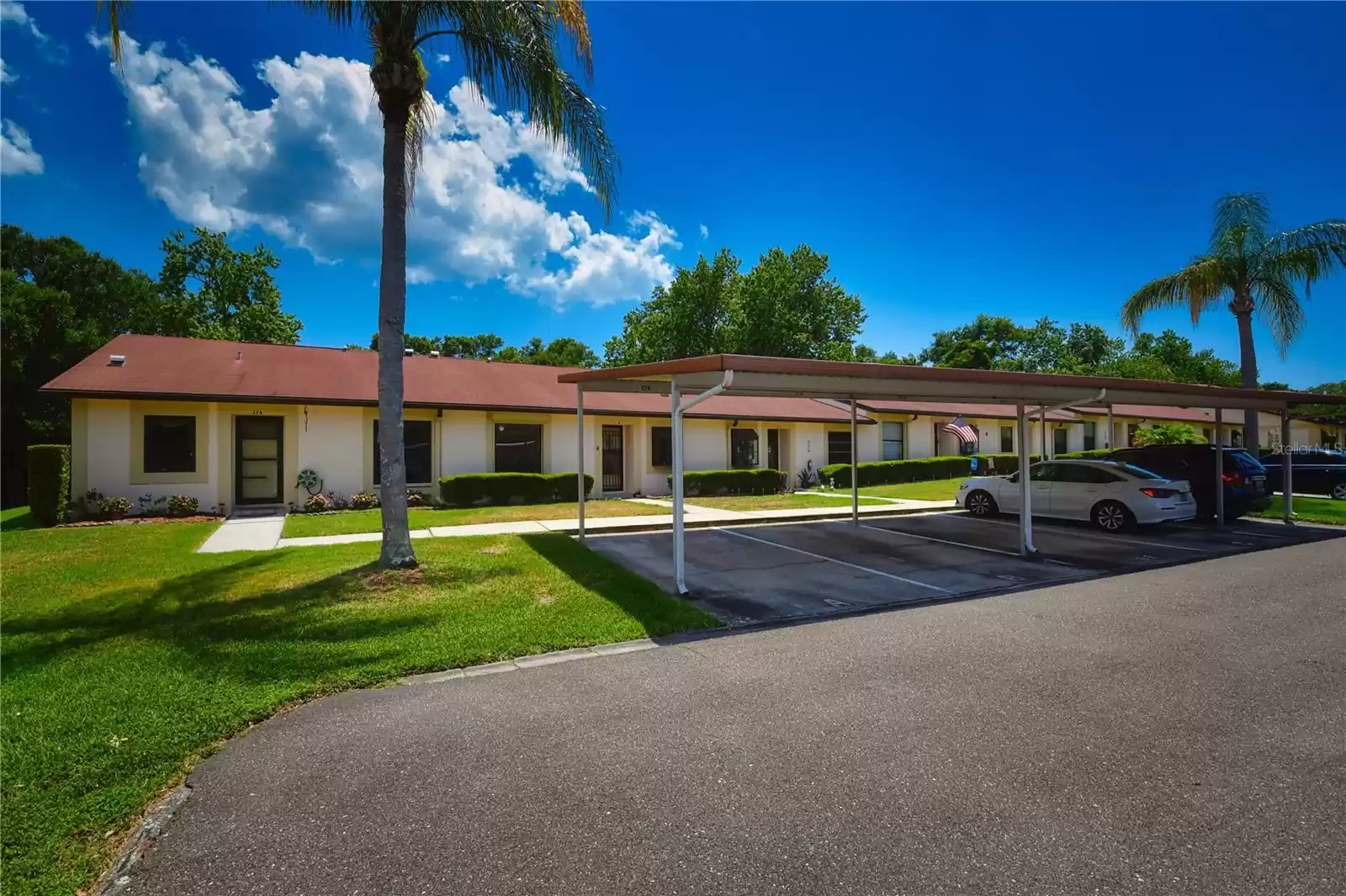 Front Exterior with carport for parking