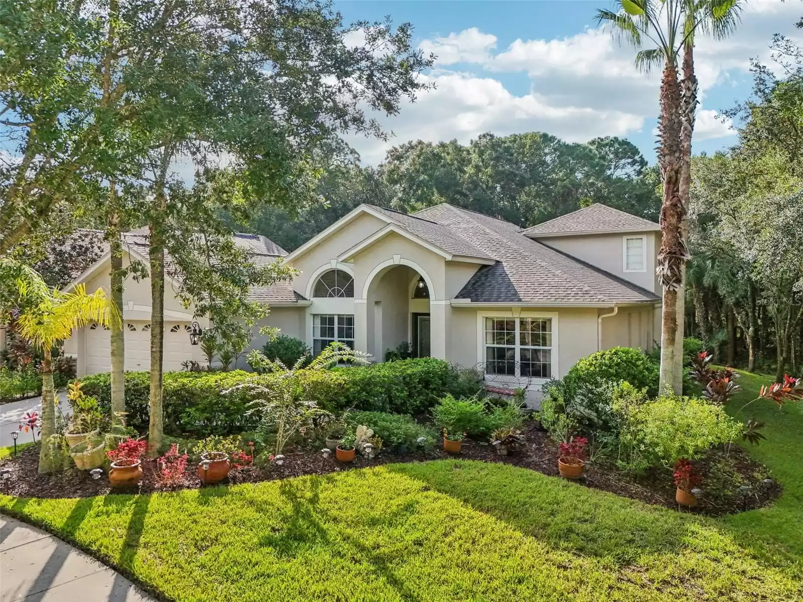 Front of property - landscaped yard