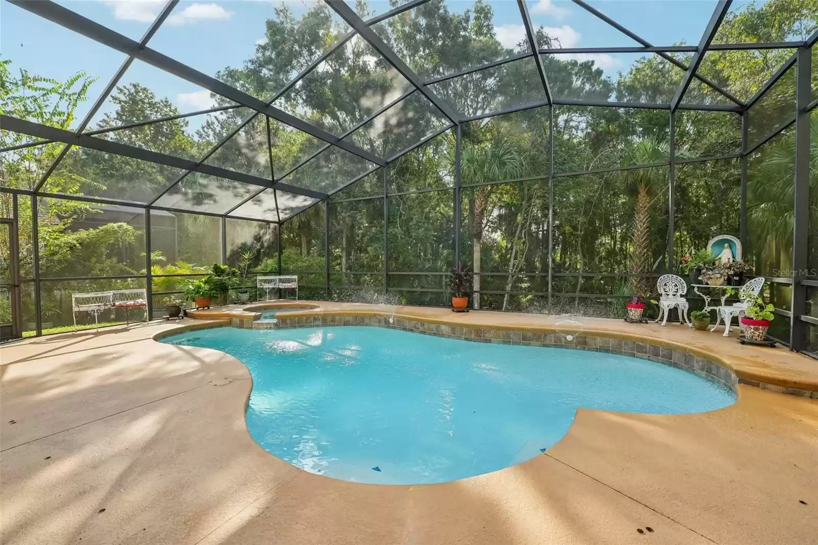 Pool area - large pool deck