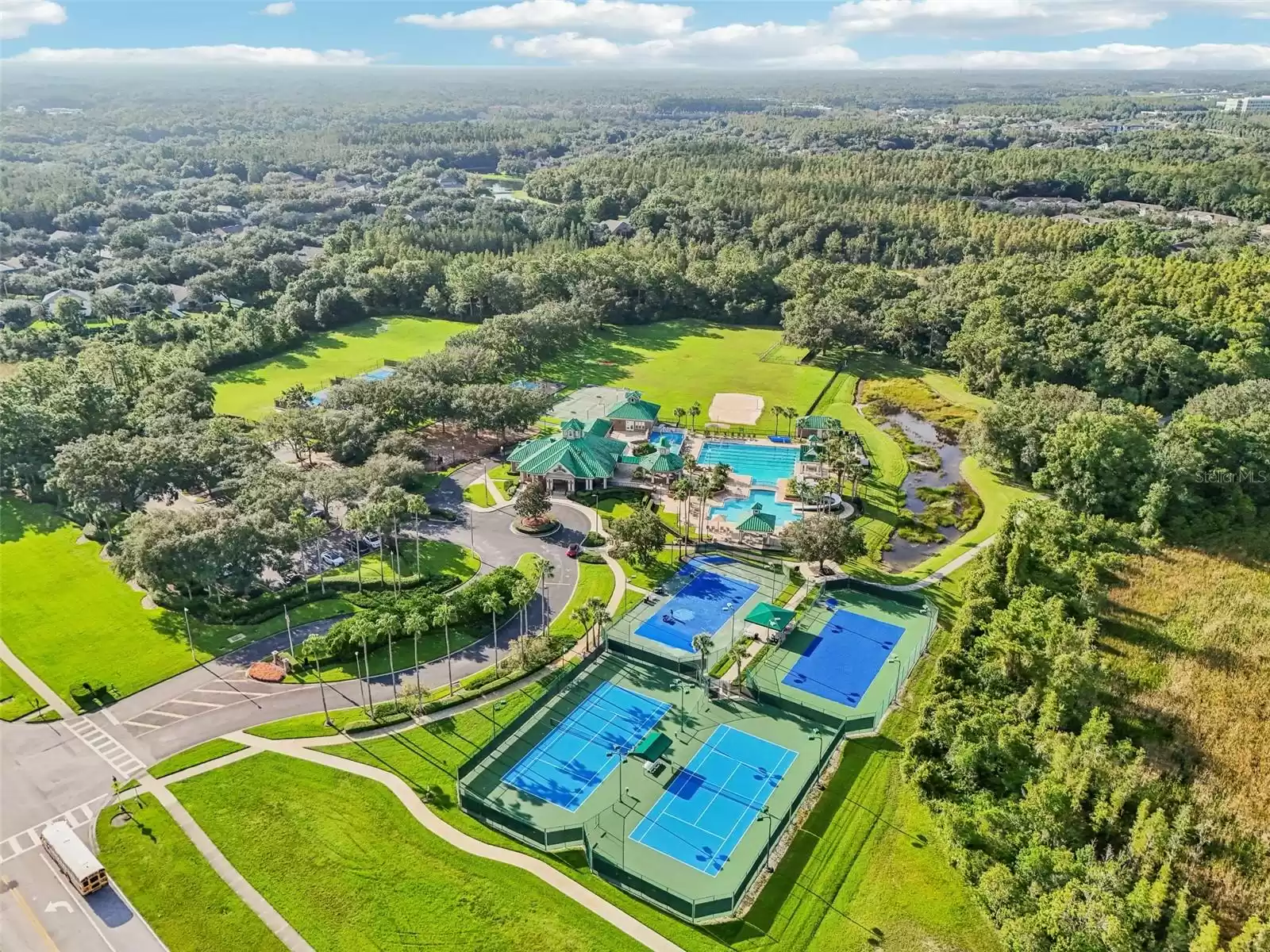 Community Club - Aerial view of  the amenities