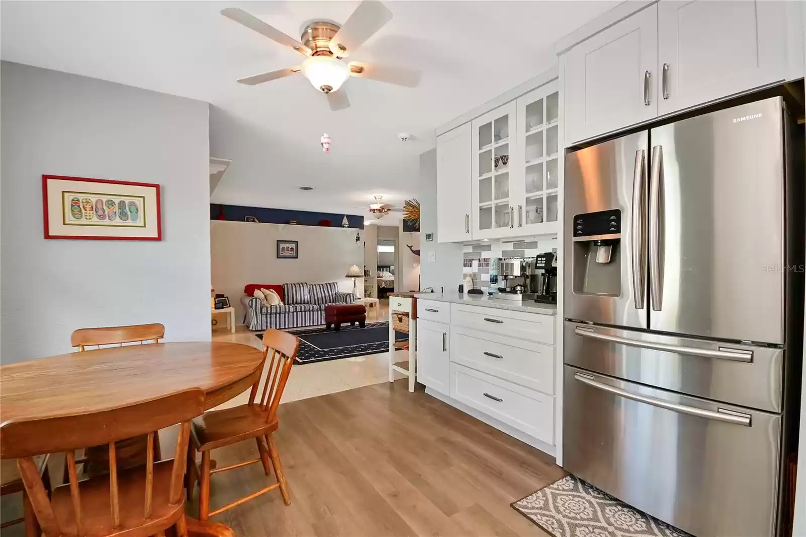 Kitchen has plenty of space for breakfast table