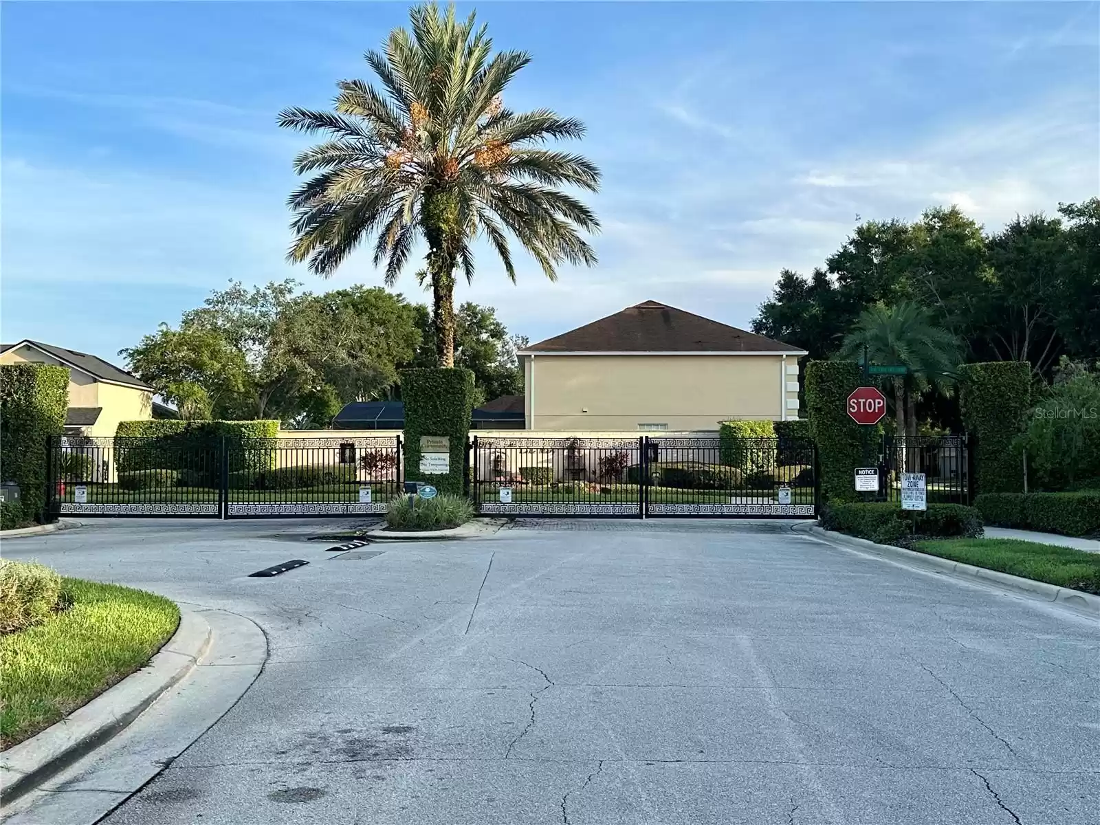 Gated Entry to neighborhood