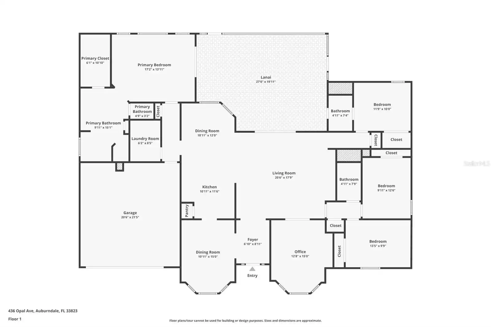 436 OPAL AVENUE, AUBURNDALE, Florida 33823, 4 Bedrooms Bedrooms, ,3 BathroomsBathrooms,Residential,For Sale,OPAL,MFRL4945338