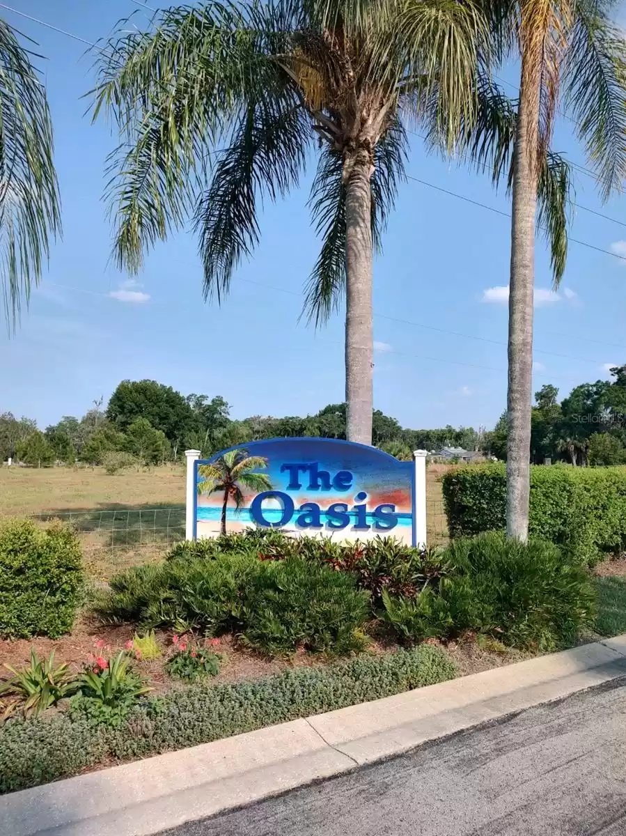 Oasis Community Front Entrance