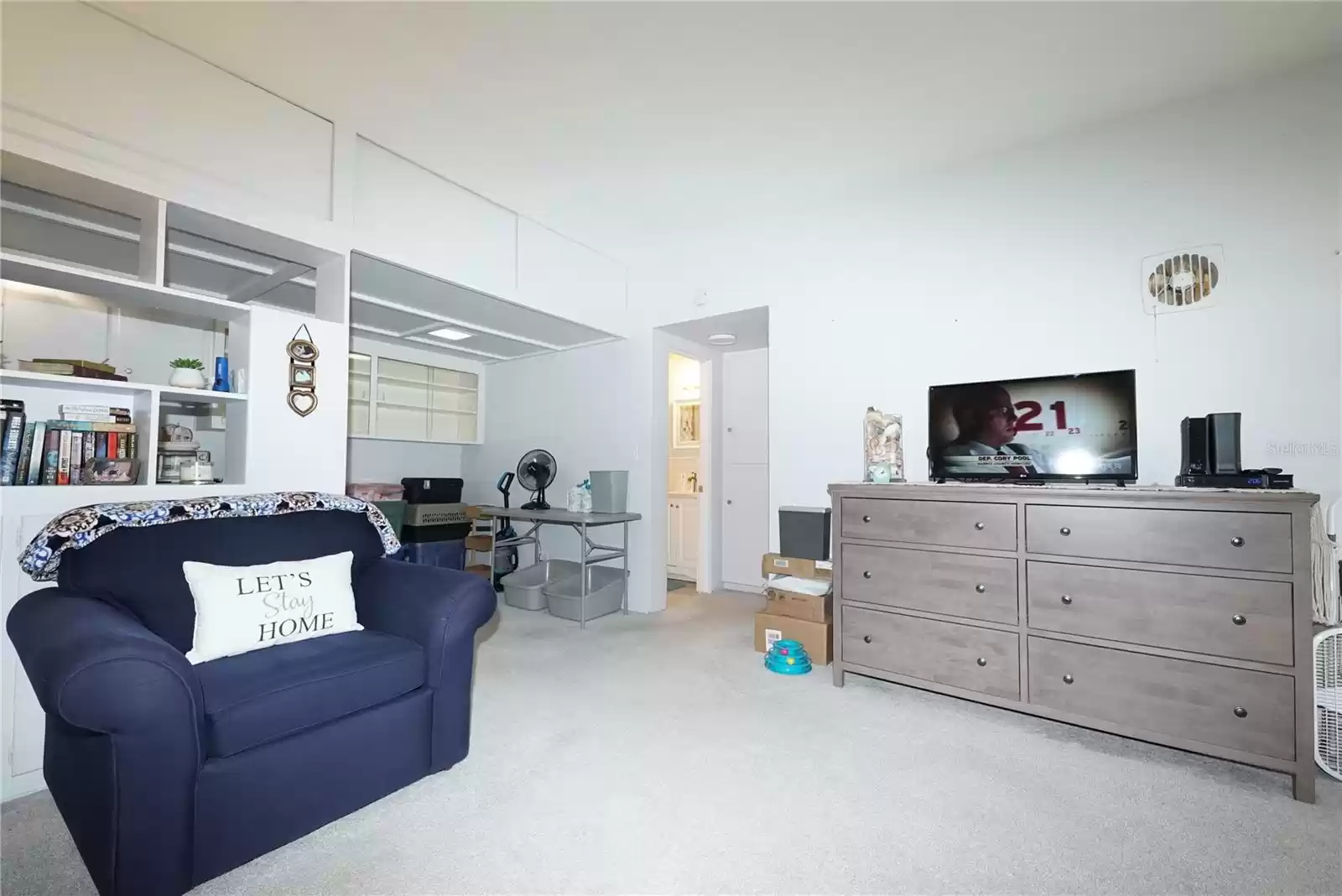 Living room toward kitchen