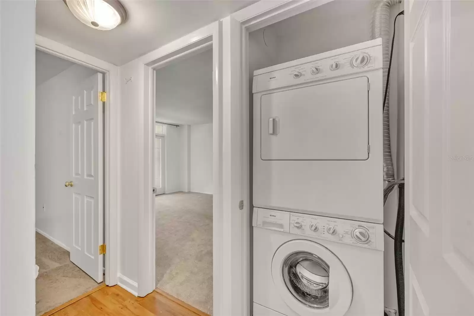 Laundry Closet next to hall bath