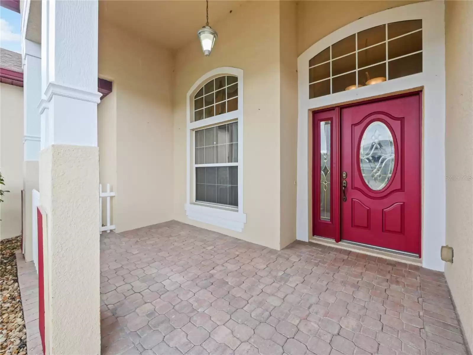 Paved Front Entrance