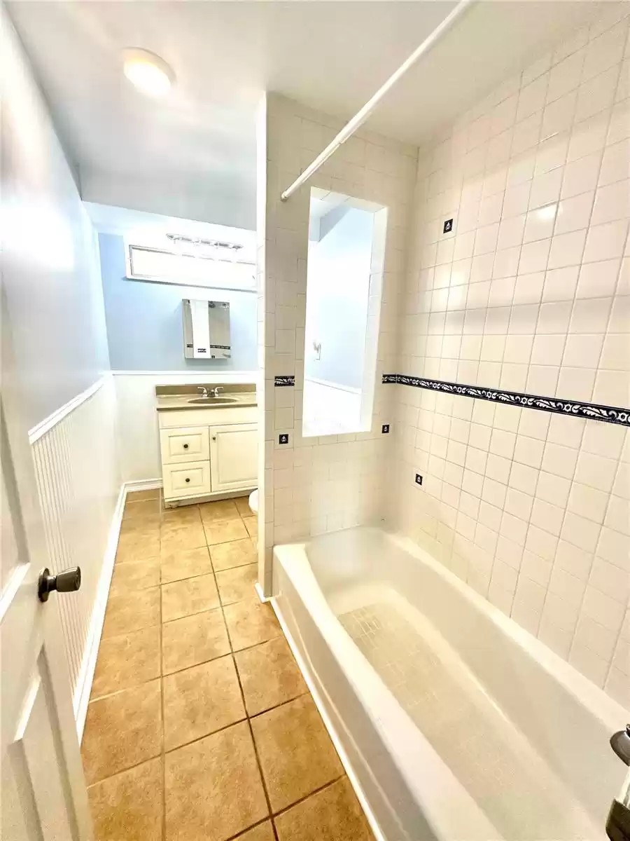 Hallway Bathroom with shower