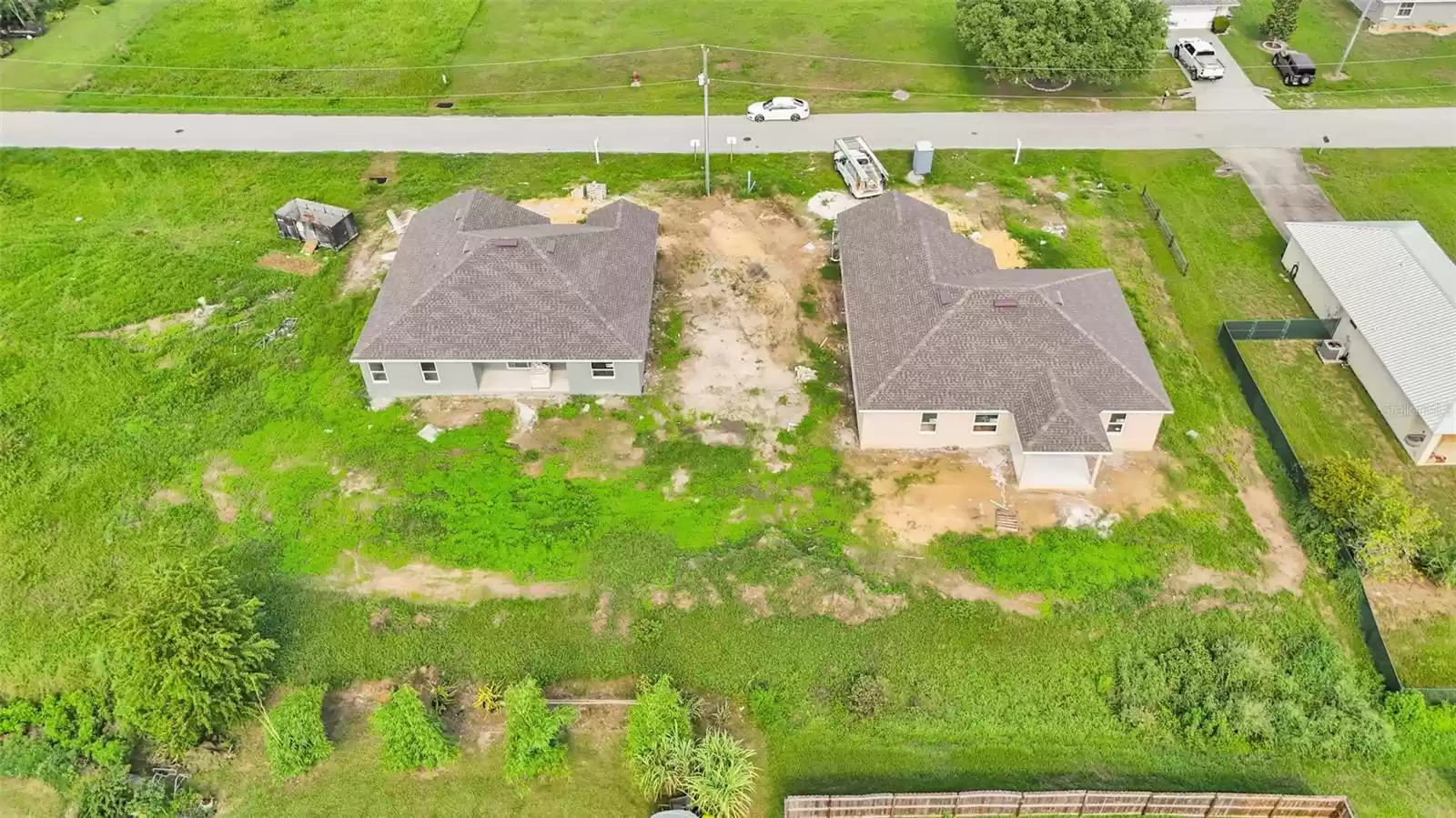 aerial photos prior to construction completion. Sod has since been installed.