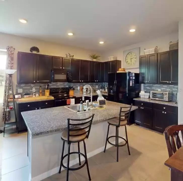 kitchen view from dining room