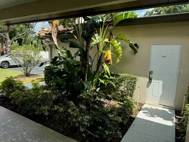 View from Front Door to 2 Car Garage