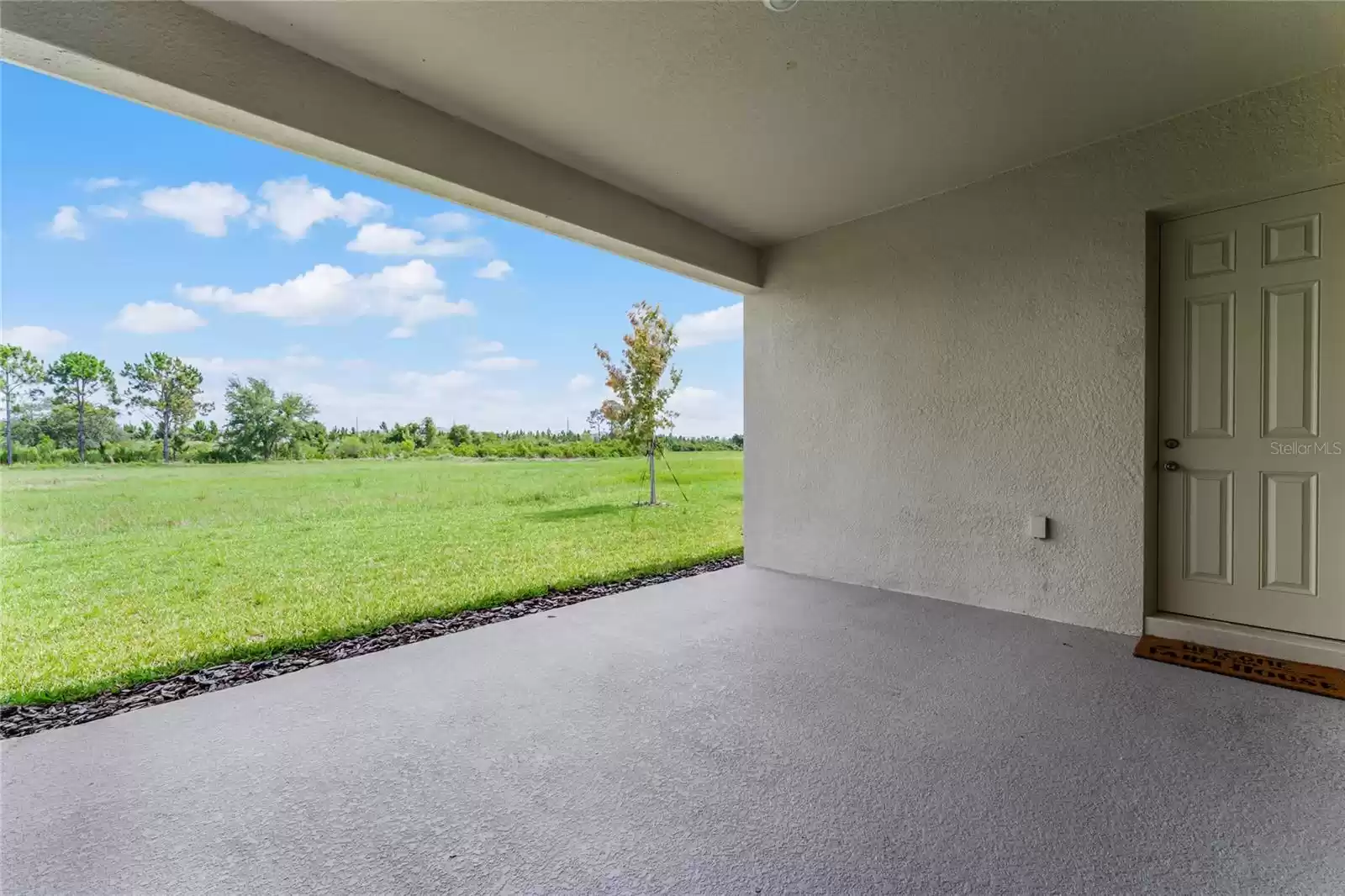 View of the Covered Patio- No Rear Neighbors