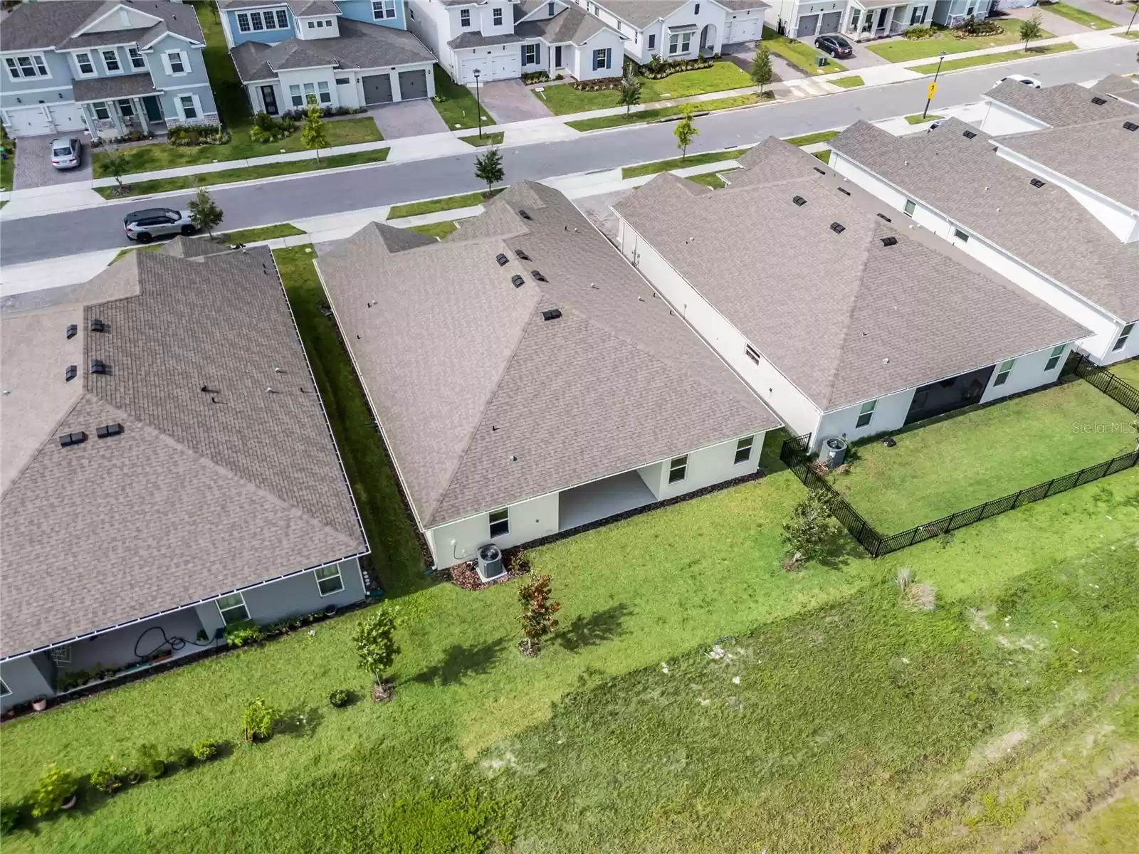 Aerial Shot of the Rear of home