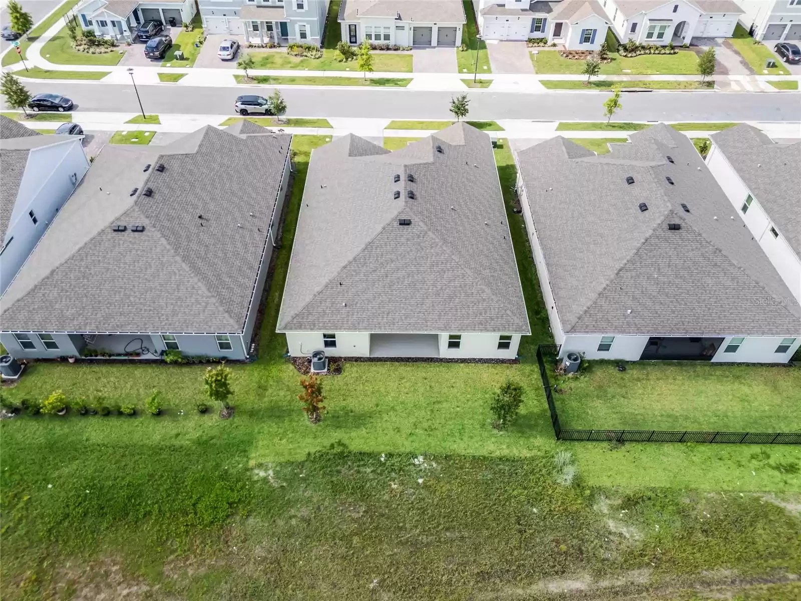 Aerial Shot of the Rear of home