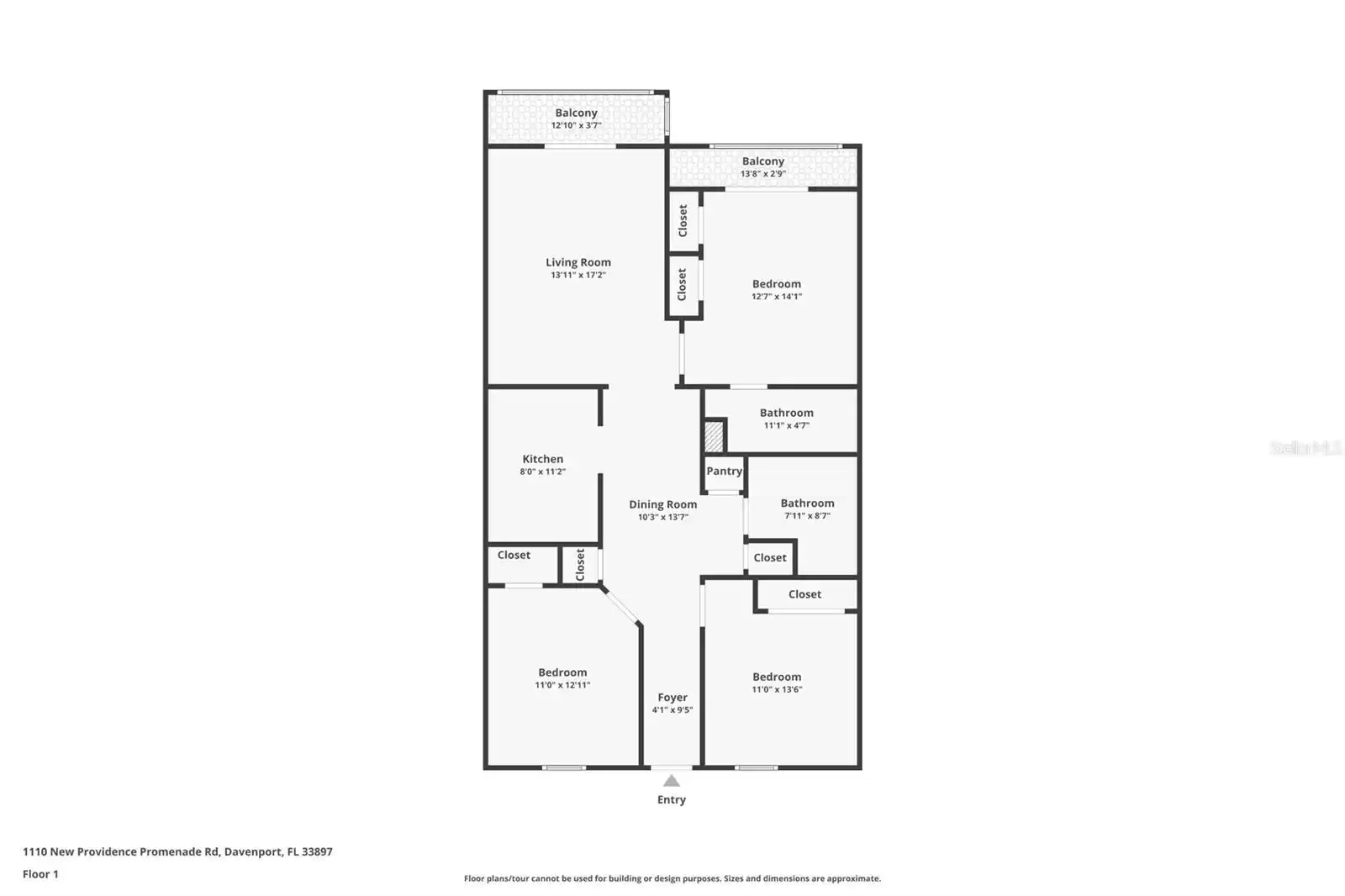 1110 NEW PROVIDENCE PROMENADE, DAVENPORT, Florida 33897, 3 Bedrooms Bedrooms, ,2 BathroomsBathrooms,Residential,For Sale,NEW PROVIDENCE PROMENADE,MFRS5106980