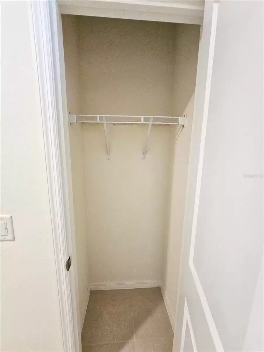 Entry way coat closet