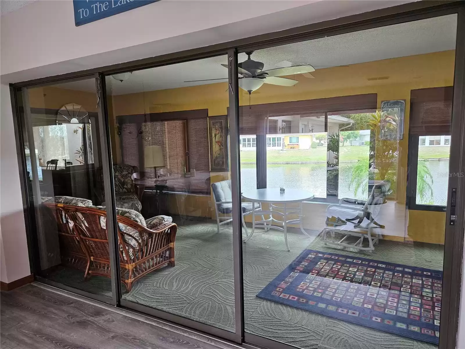 Sliding Glass Doors from LR to Lanai