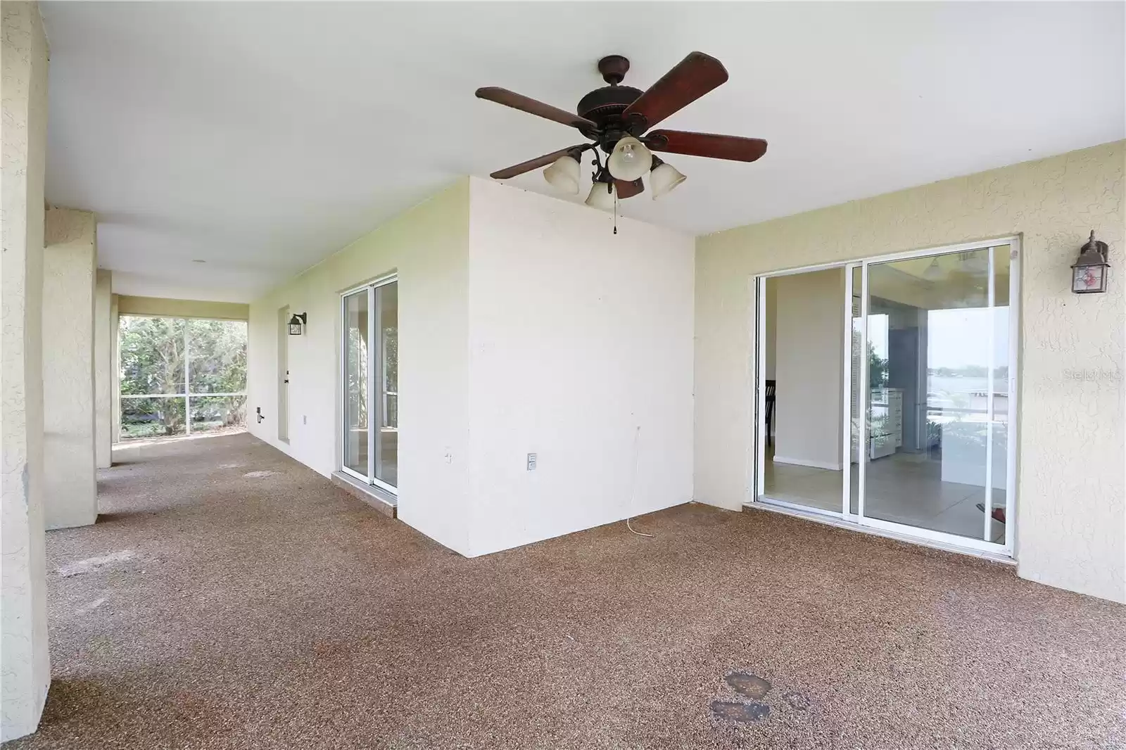 Access to the lanai from the dinette, living room, and master bedroom