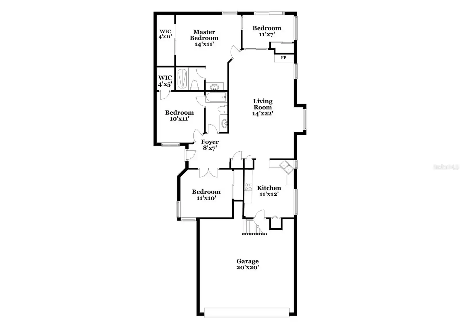 548 PORTLAND CIRCLE, APOPKA, Florida 32703, 4 Bedrooms Bedrooms, ,2 BathroomsBathrooms,Residential Lease,For Rent,PORTLAND,MFRO6223354