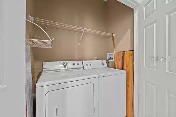 Laundry closet by Entry