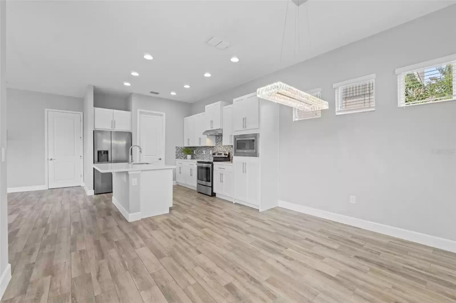 Dining Space with Kitchen.