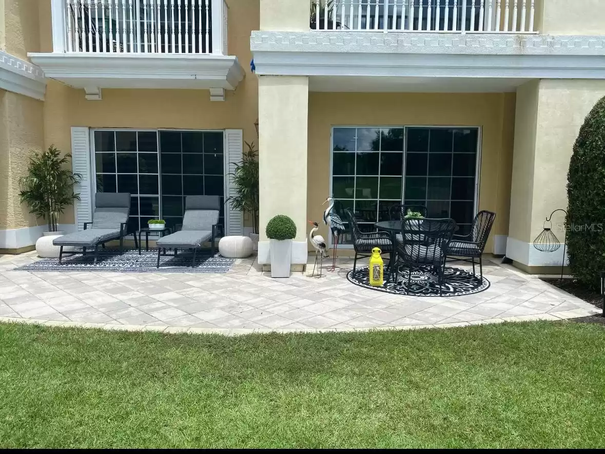 Rear Porch-Outside Furniture was removed-DO NOT convey with the sale.