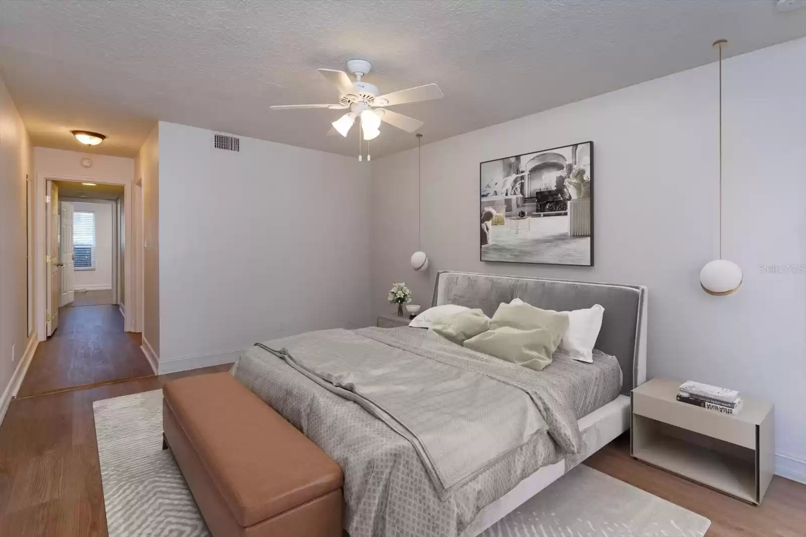 primary bedroom with furniture