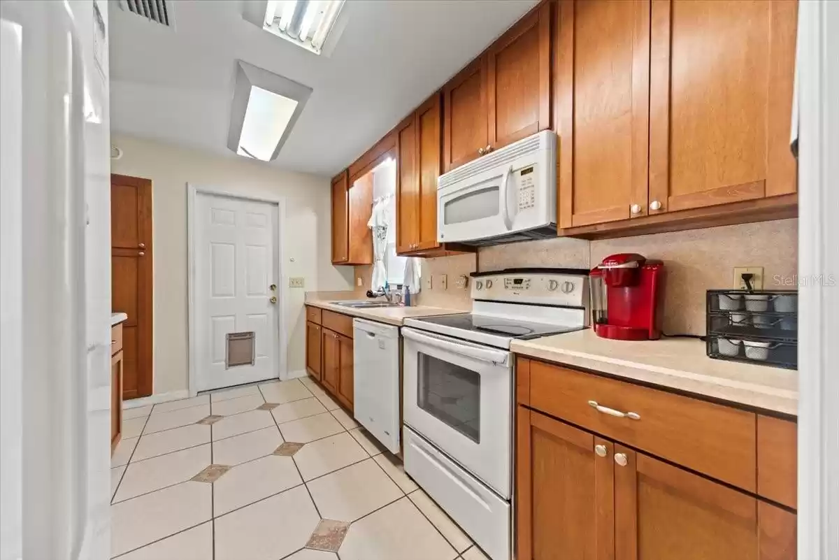 Galley style kitchen