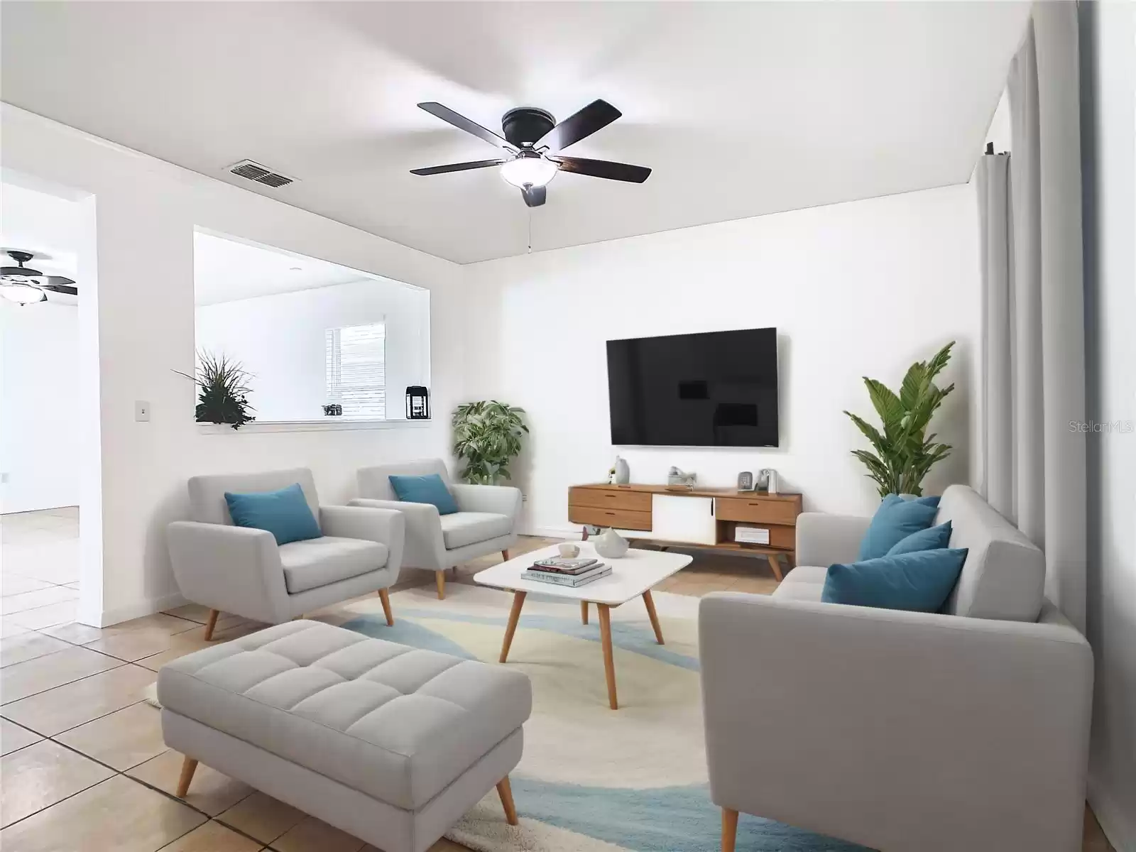 Staged Family Room