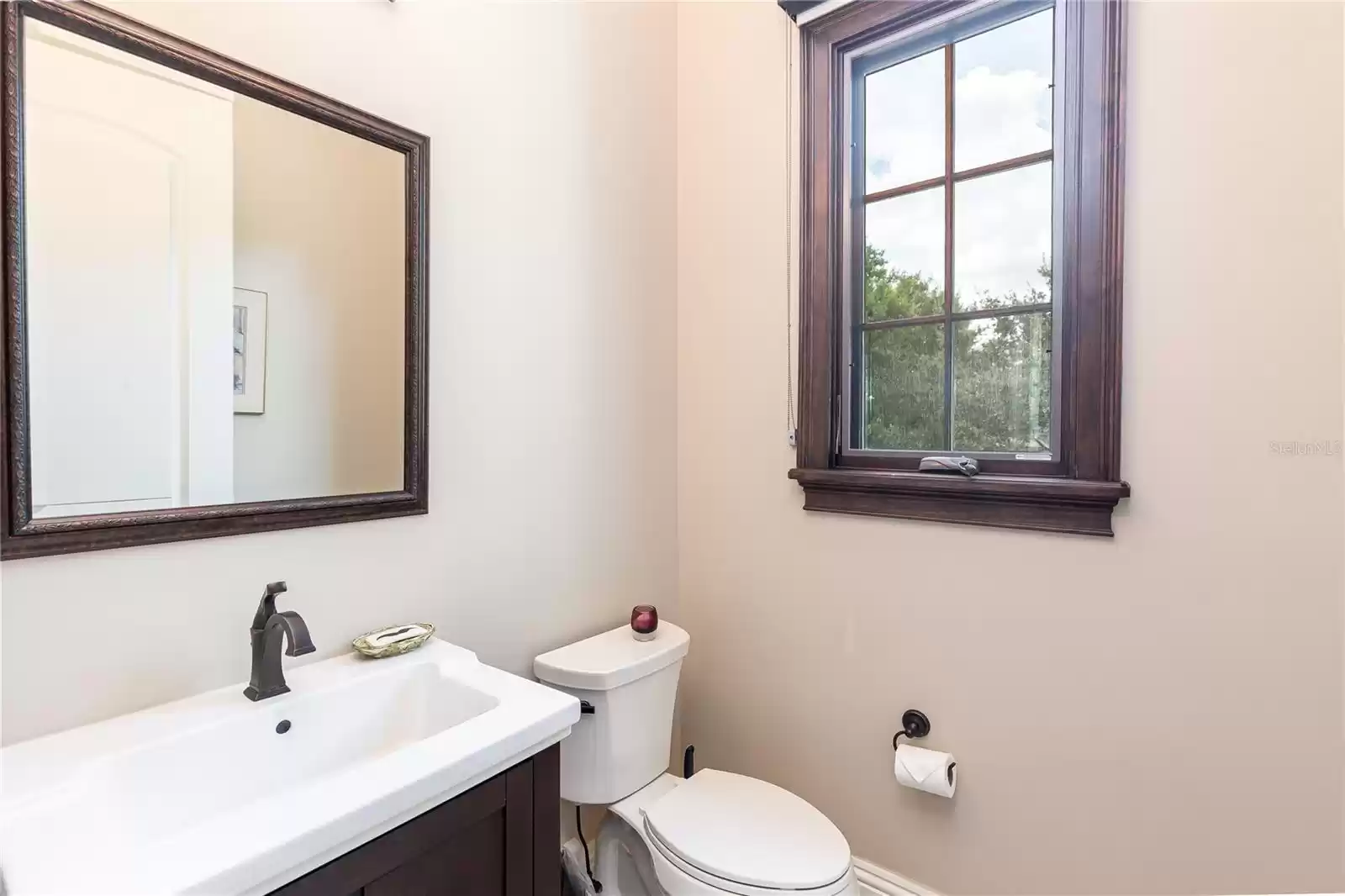 Half bath in loft