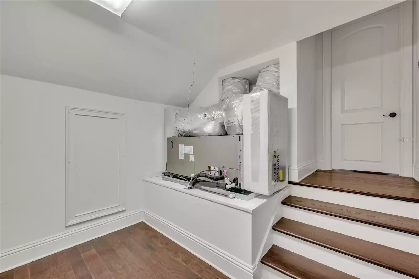 Upstairs loft storage room