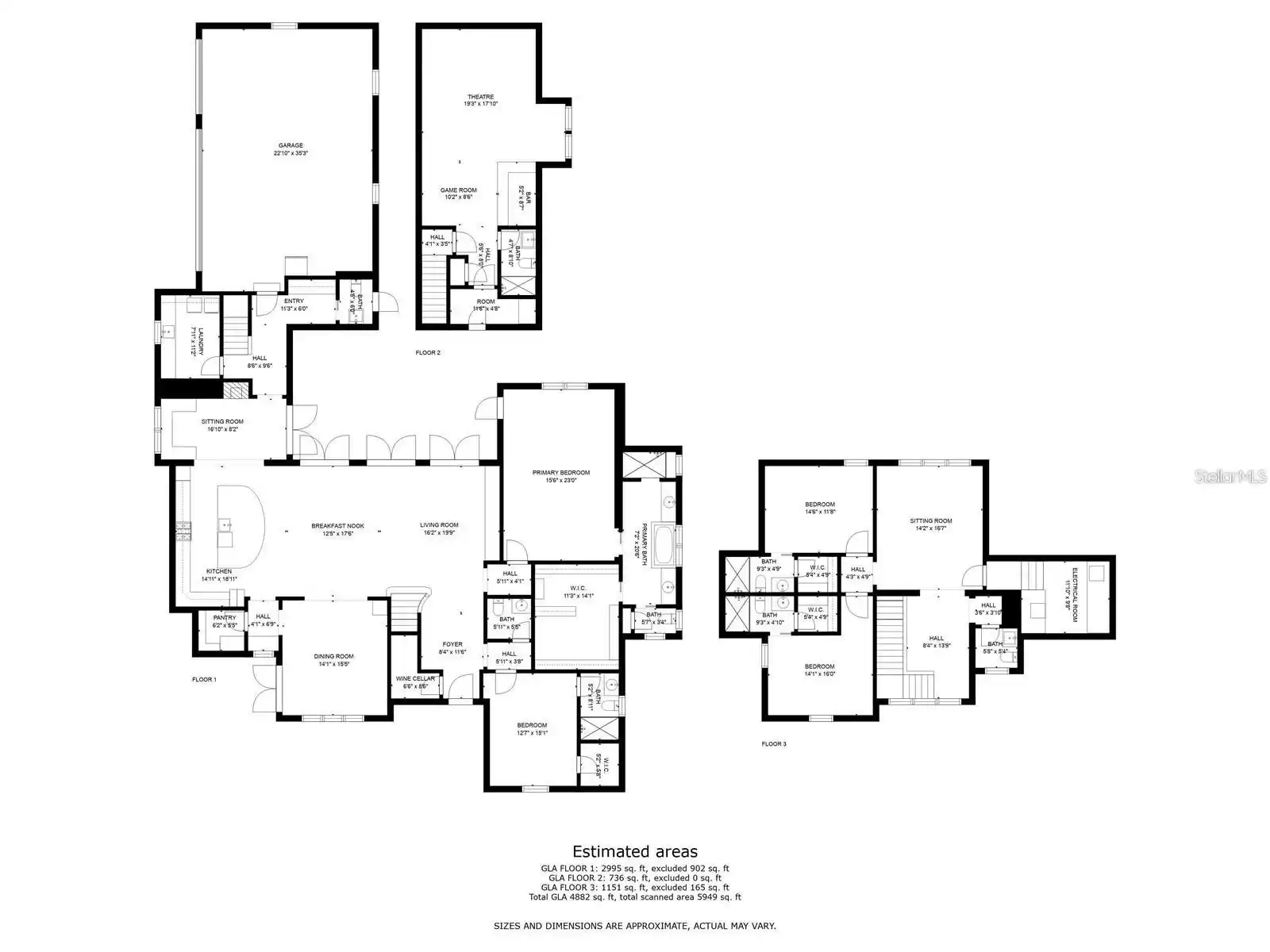 Floor plan.  Also details attached to listing